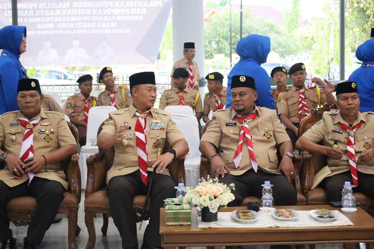 Teguhkan Komitmen Cetak Generasi Muda Bahari Yang Unggul, Komandan Lanal Dumai Lantik Majelis Pembimbing dan Pimpinan Satuan Karya Bahari Kabupaten Siak