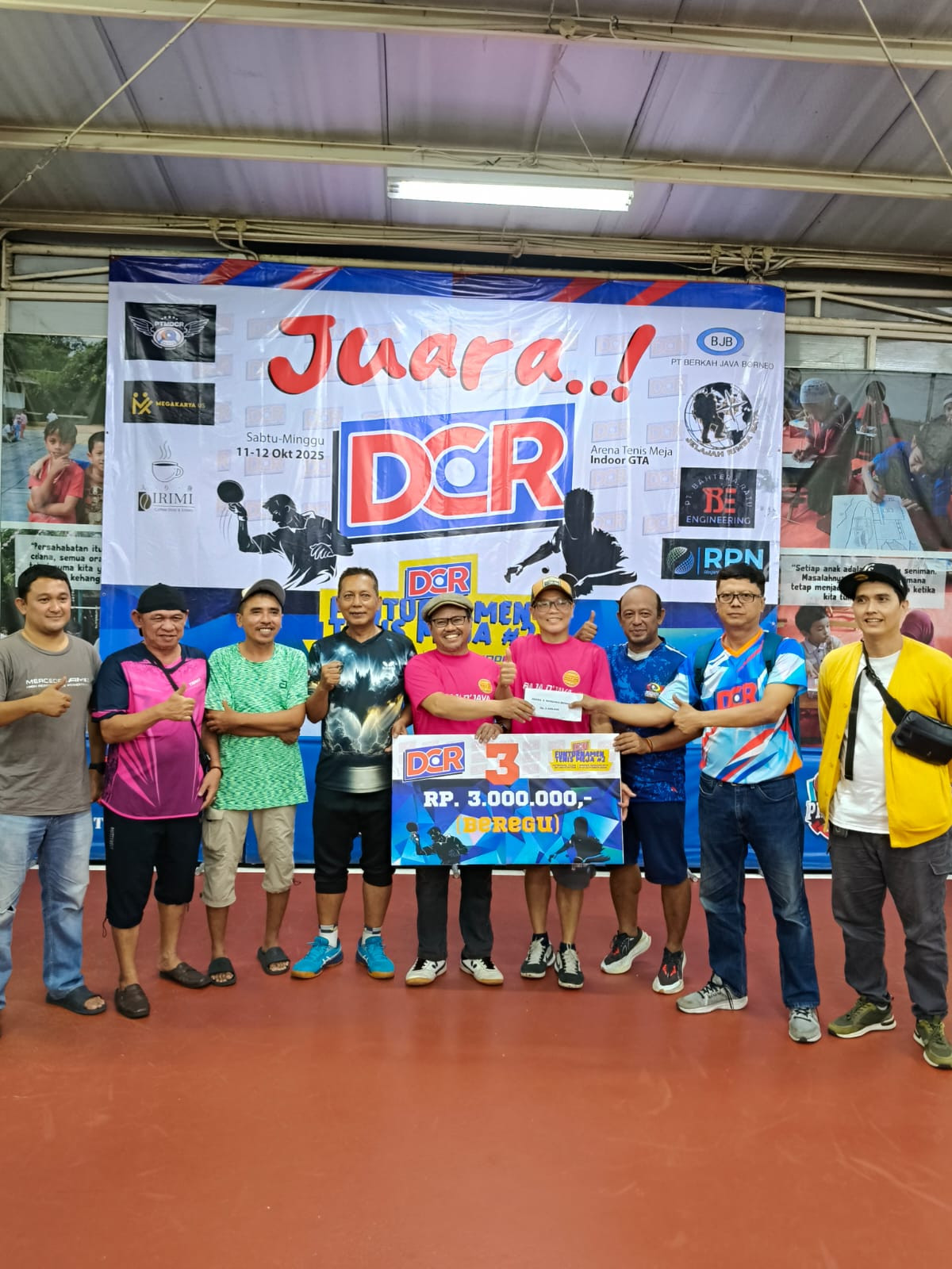Funturnamen Tenis Meja DCR Enterprise #2: Lahirkan Potensi Atlet Masa Depan Kota Depok