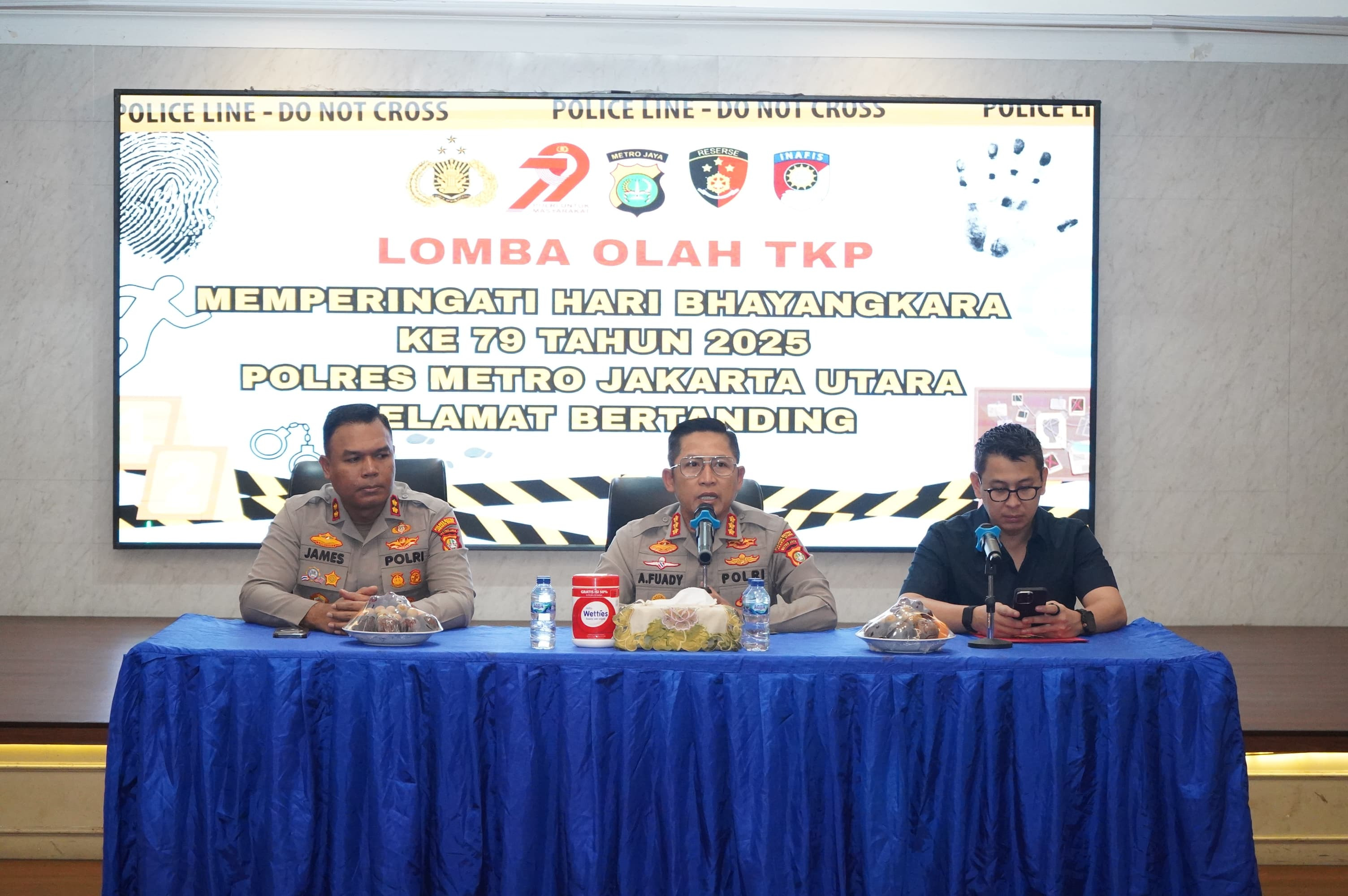 Kapolres Metro Jakarta Utara Buka Lomba Olah TKP Sambut Hari Bhayangkara ke-79
