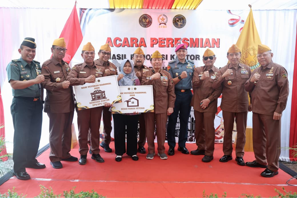 Peringatan Hari Veteran Nasional 2026 Kemenhan Renovasi Sekretariat LVRI dan Bedah Rumah Veteran di 19 Provinsi