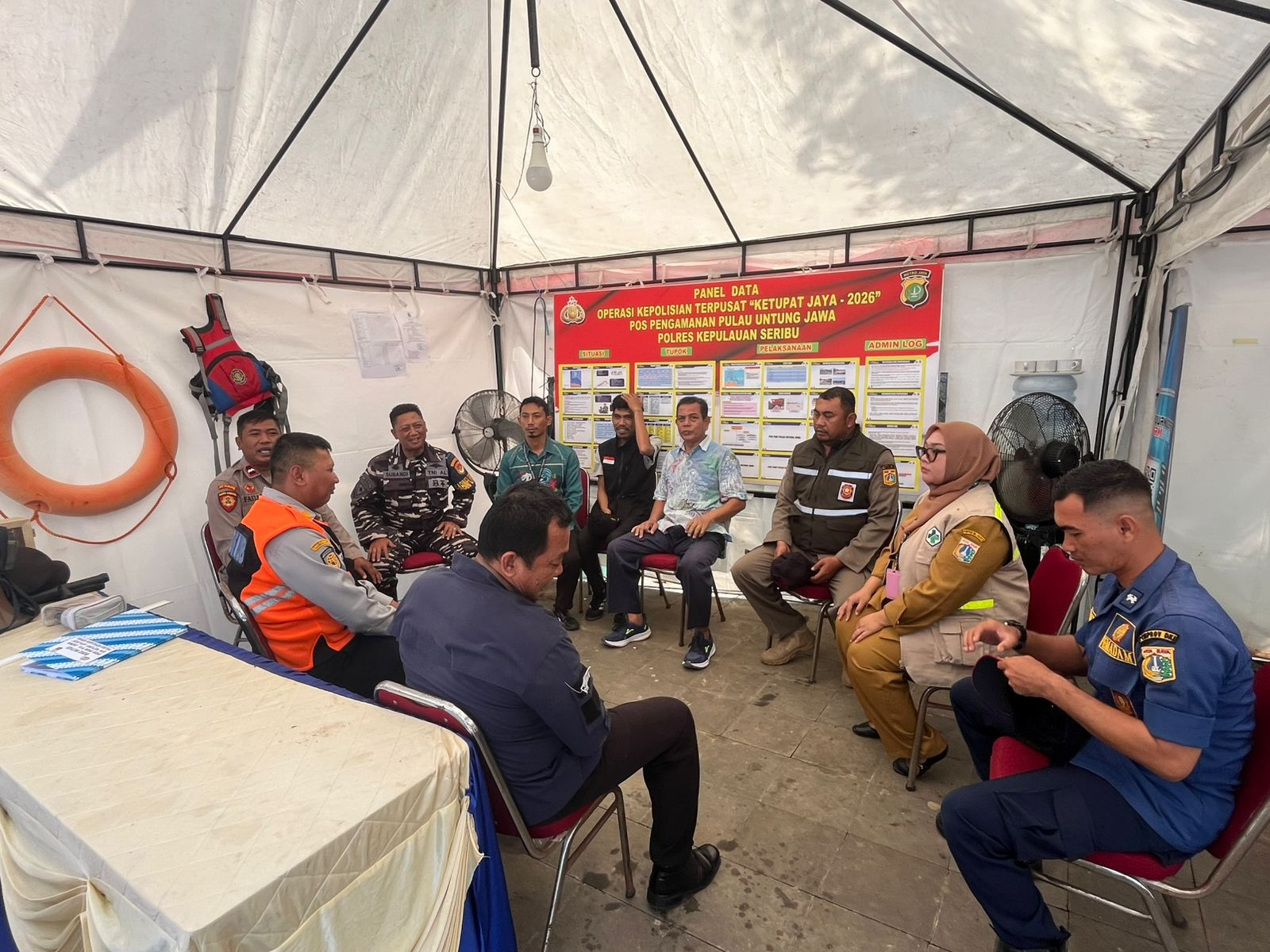 Pospam Ops Ketupat Jaya 2026 Pulau Untung Jawa Siap Layani Pemudik dan Wisatawan, Polres Kepulauan Seribu Siagakan Layanan Lengkap