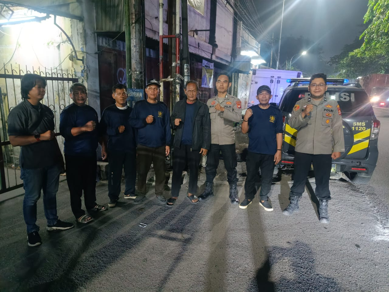 Polsek Medansatria Gelar Patroli Skala Sedang dan Razia untuk Antisipasi Gangguan Keamanan