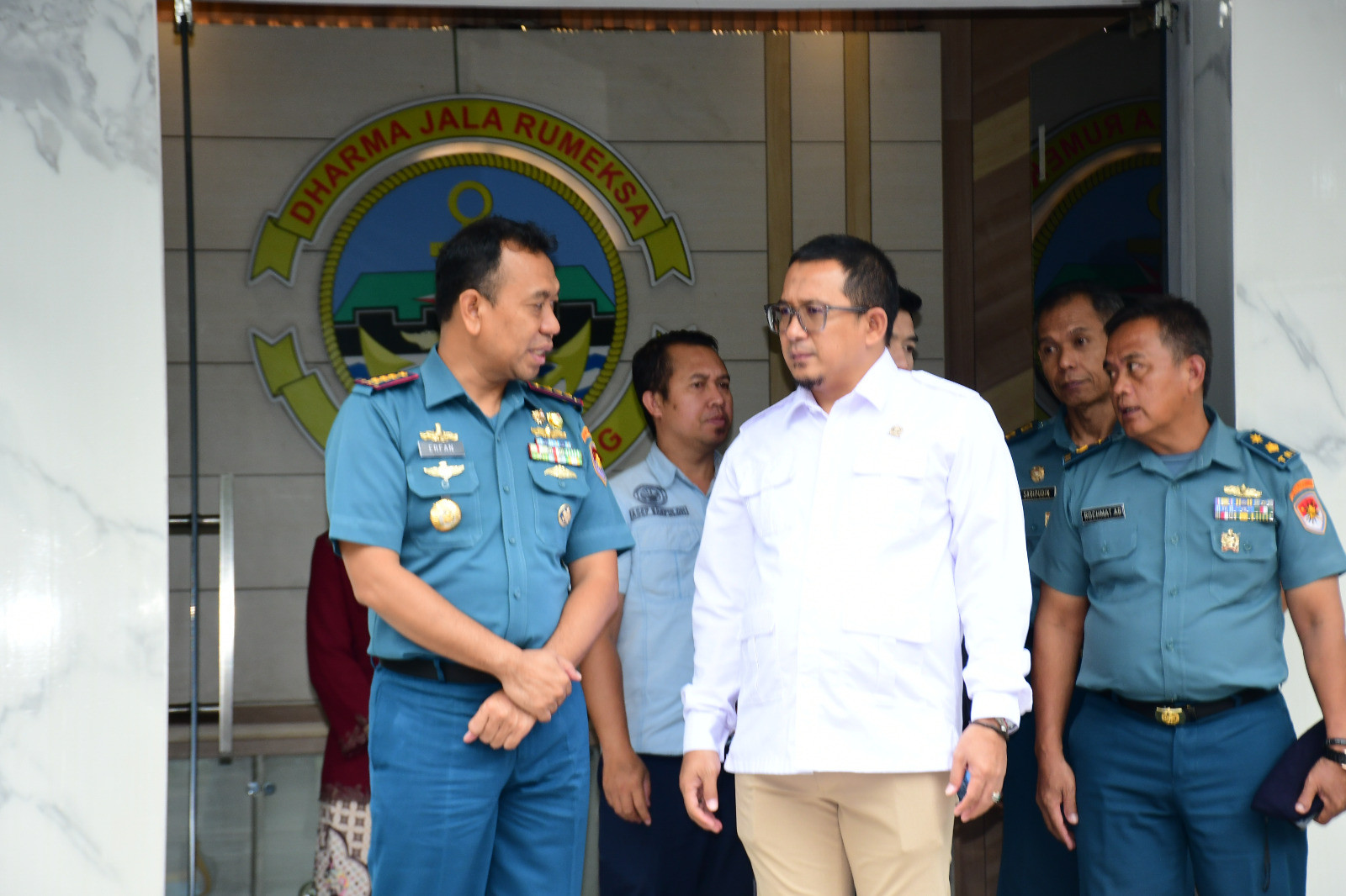 Danlanal Bandung Terima Kunjungan Kerja Wakil Ketua I DPRD Kota Bandung di Mako Lanal Bandung