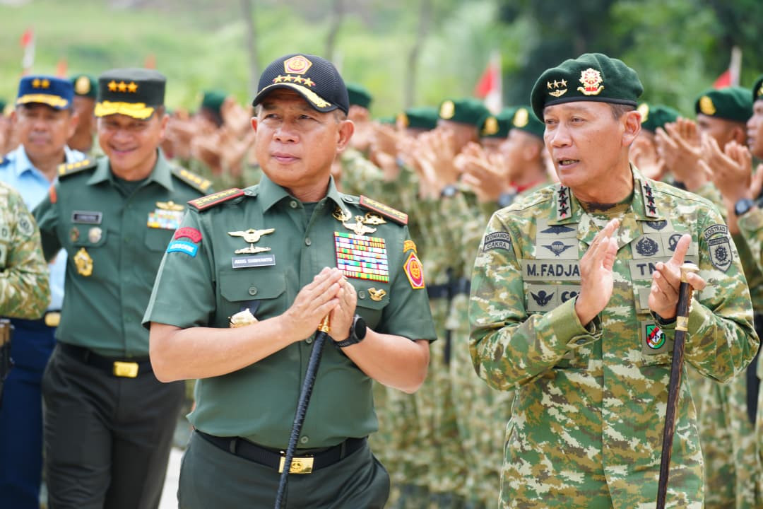 Panglima TNI Tinjau Markas Yontaipur Kostrad di Cikarang