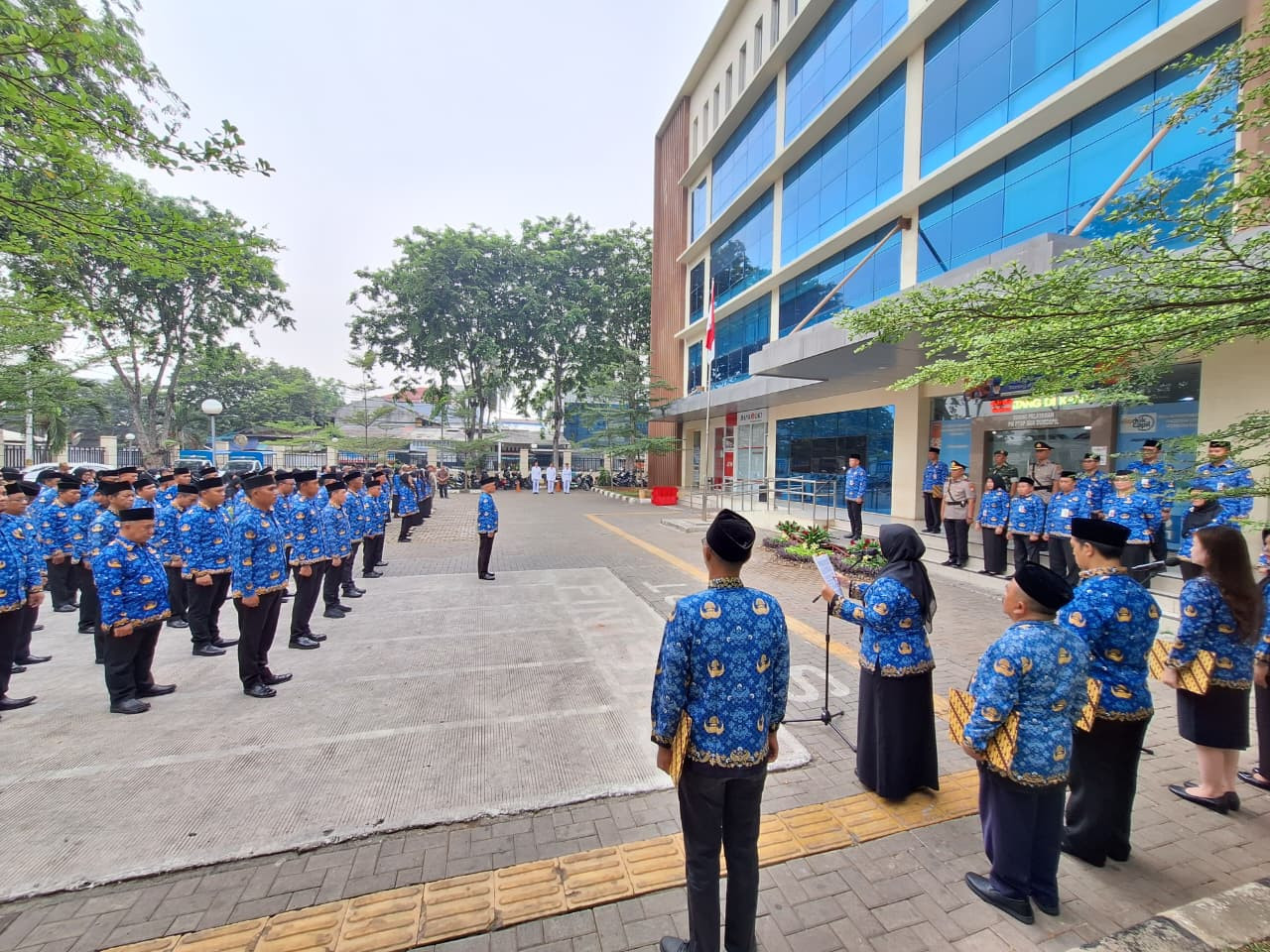 Kapolsek Koja Hadiri Upacara Peringatan 80 Tahun Rapat Raksasa Ikada Digelar di Kecamatan Koja