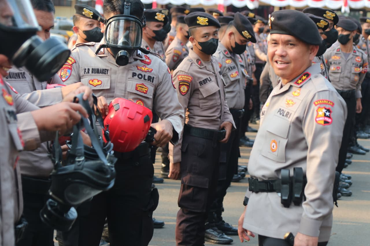 Polri Perkuat Kesiapsiagaan Pasukan Hadapi Dampak Aktivitas Gunung Api