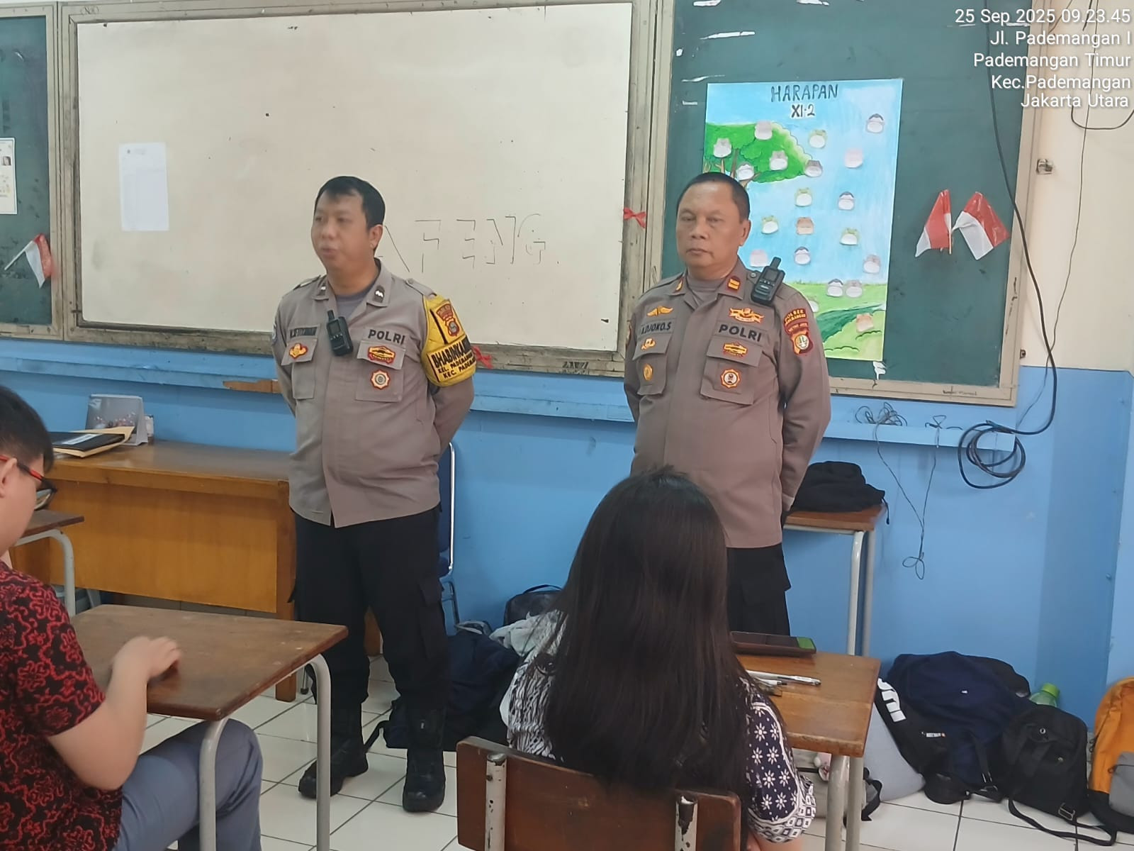 Polisi Sambangi SMA Maria Della Strada, Ajak Pelajar Jauhi Tawuran dan Narkoba