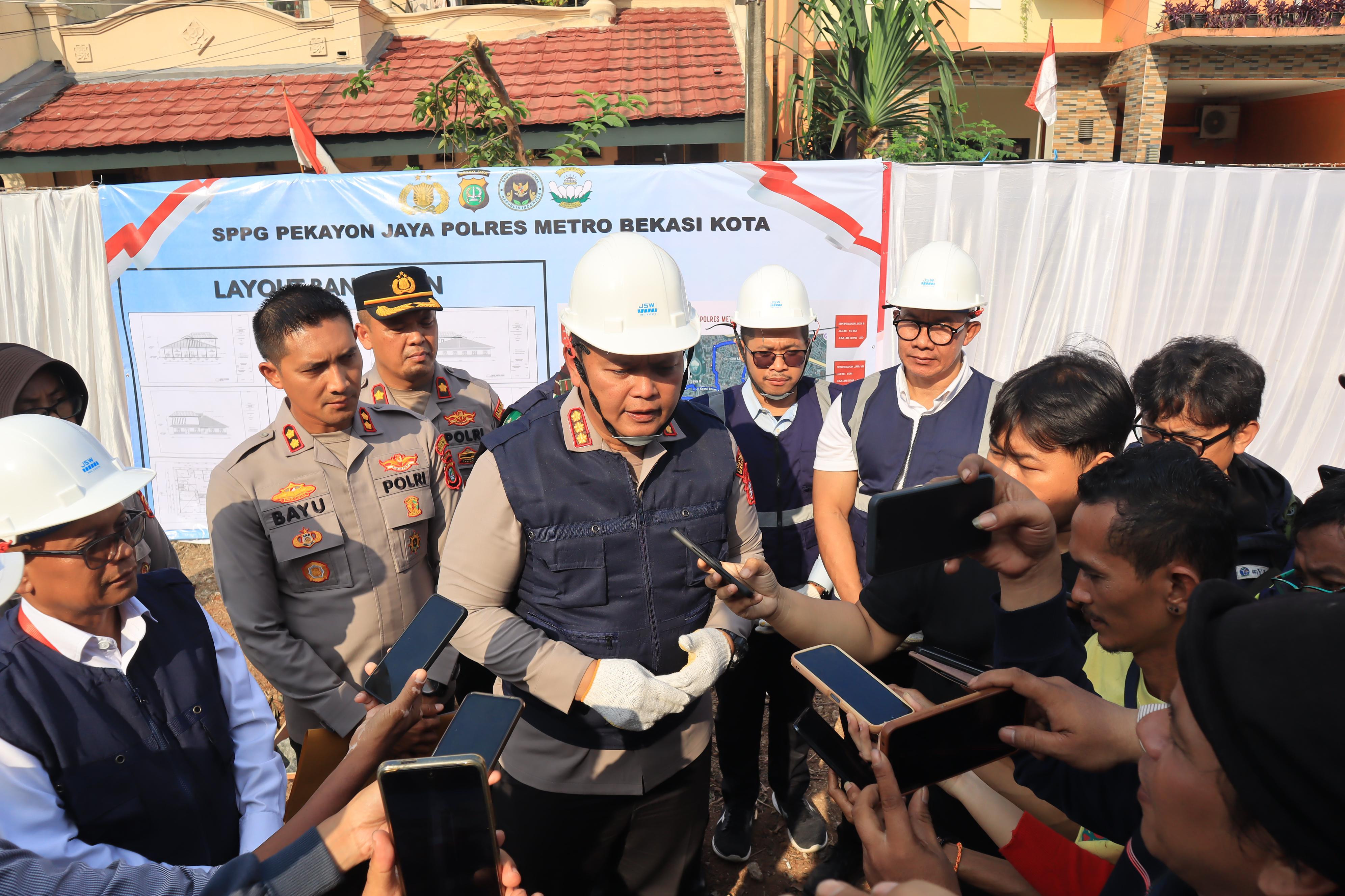 Polres Metro Bekasi Kota Bangun Gedung Satuan Pelayanan Pemenuhan Gizi (SPPG), Dukung Program Makan Bergizi Gratis