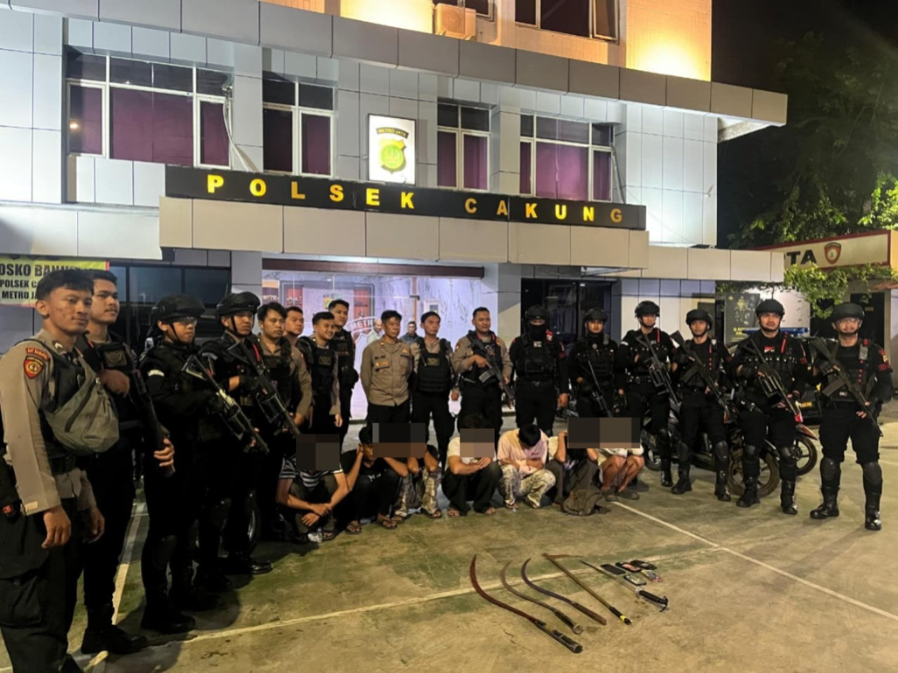 Brimob Polda Metro Jaya dan Polres Metro Jakarta Timur Kembali Gagalkan Rencana Aksi Tawuran