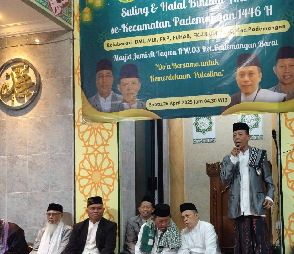 Mempererat Ukhuwah, Polsek Pademangan Gelar Subuh Keliling dan Halal Bihalal Akbar