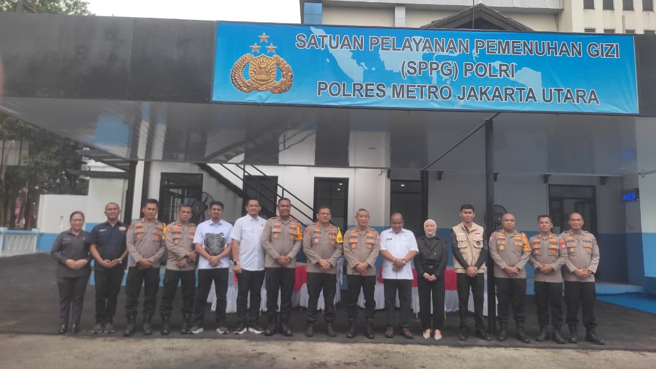 Tim Pengawas Polda Metro Jaya Tinjau Kesiapan Layanan Publik SPPG Polri di Kelapa Gading