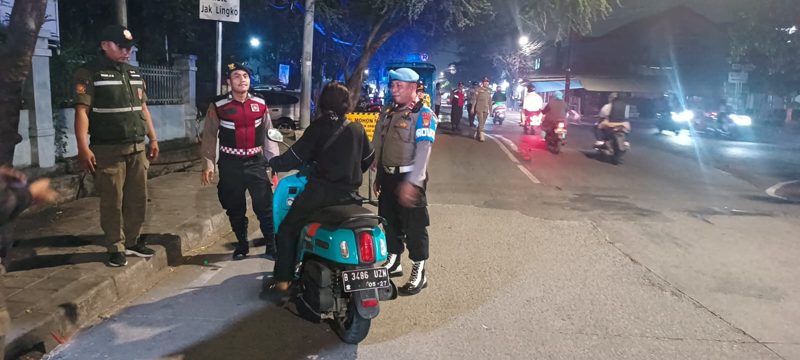 Polsek Koja Gelar Patroli KRYD dan Razia Stasioner untuk Cegah Tawuran dan Jaga Keamanan Warga