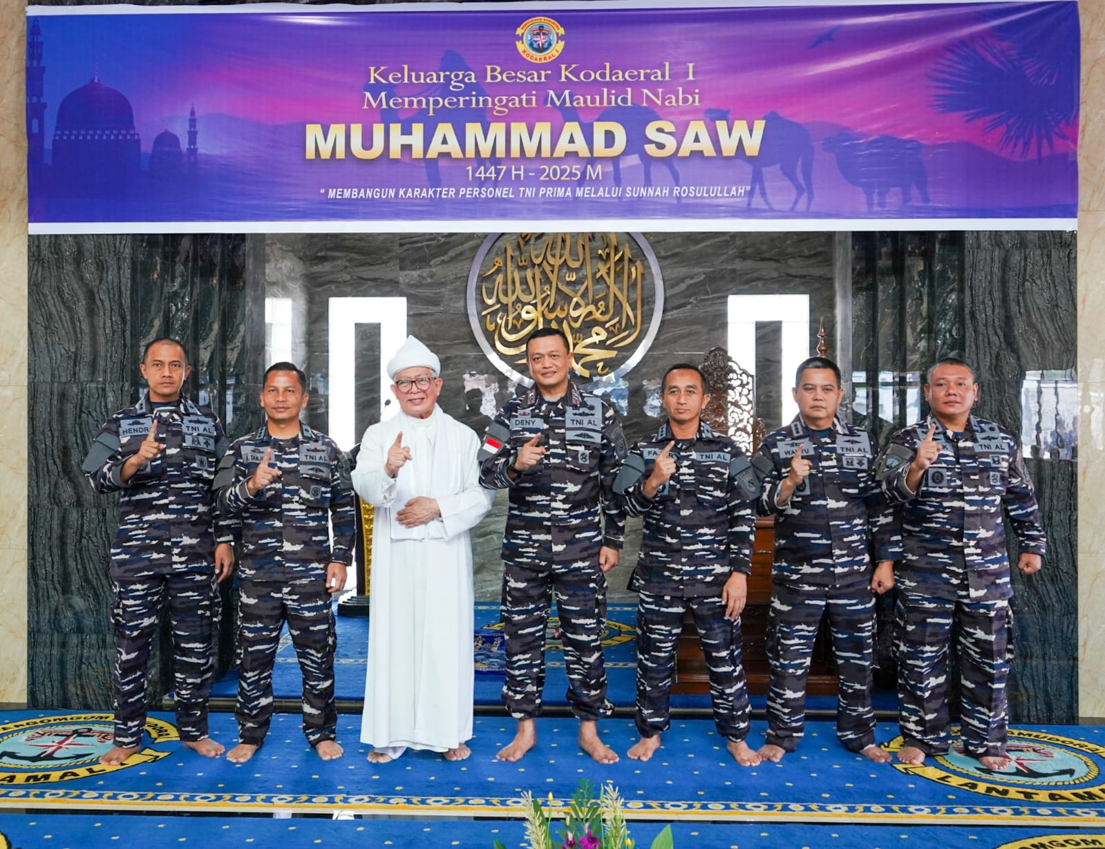 Tingkatkan Keimanan, Prajurit Kodaeral I Peringati Maulid Nabi Muhammad SAW 1447 H/2025 M