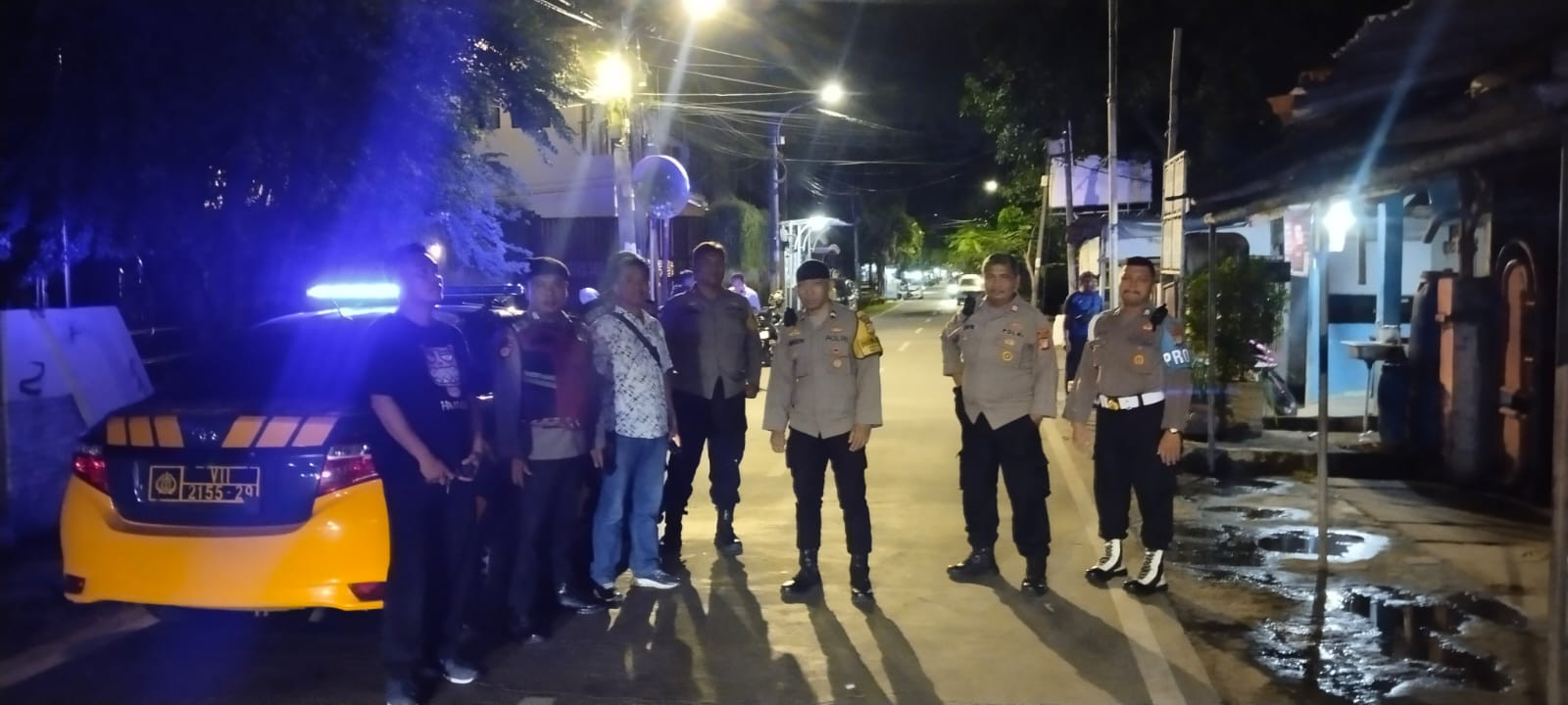 Polsek Koja Gelar Patroli Skala Sedang, Ciptakan Rasa Aman di Malam Hari