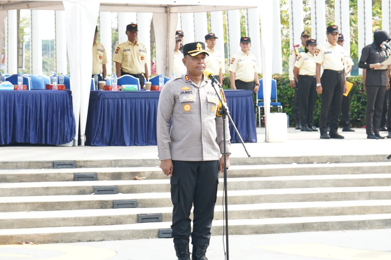 Apel Bersama Potensi Masyarakat di Bundaran PIK ICON, Wujud Sinergi Polri dan Masyarakat Jaga Kamtibmas Jakarta Utara
