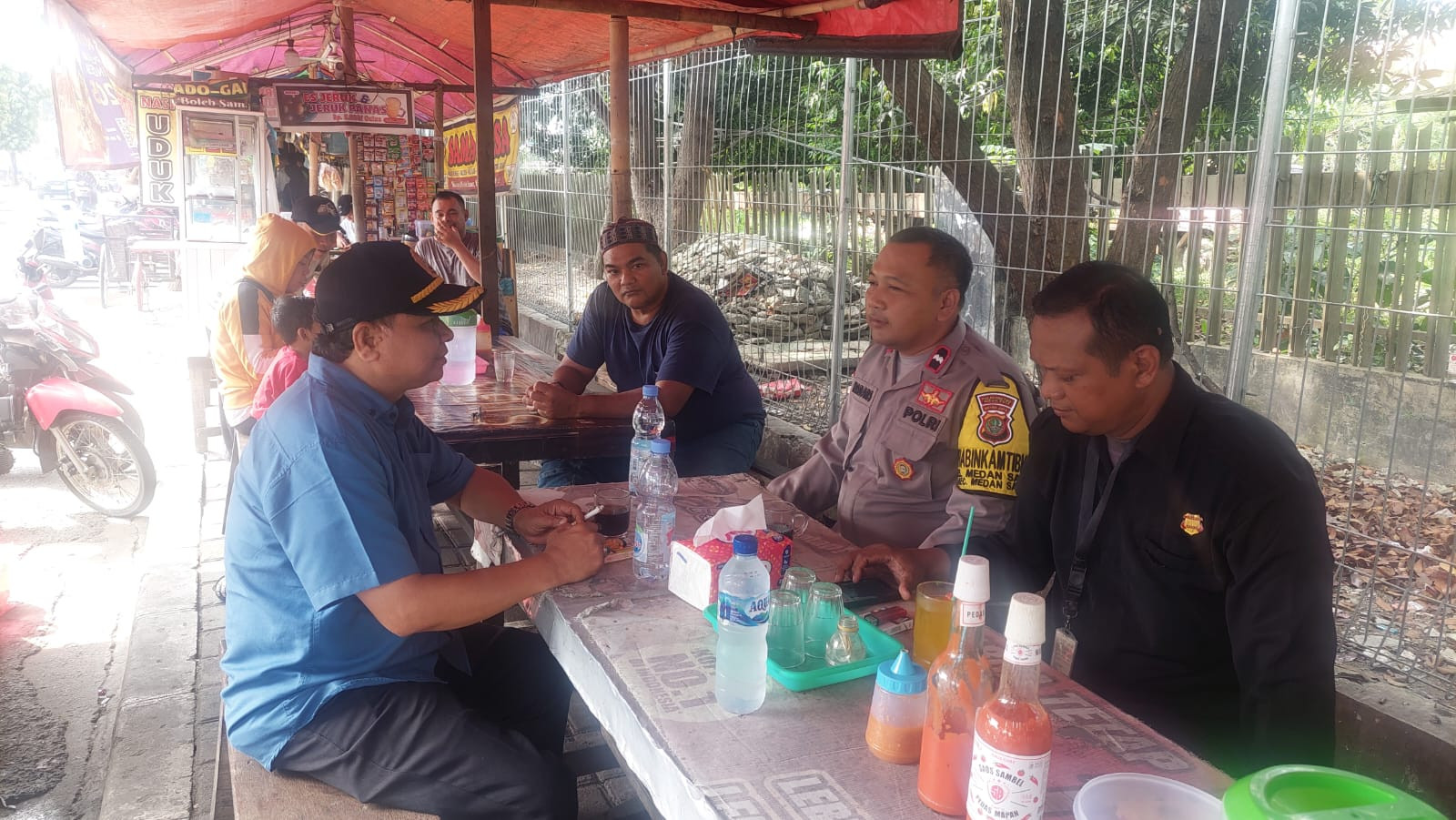 Bhabinkamtibmas Medansatria Lakukan Kunjungan dan Himbauan Kamtibmas