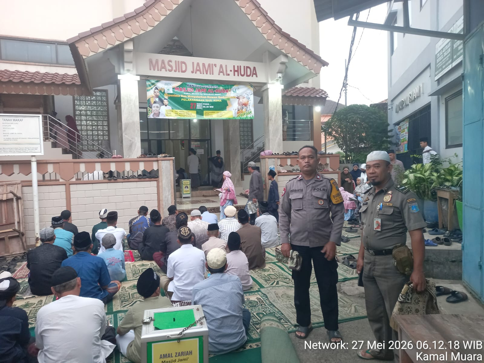 Ribuan Jamaah Padati Sholat Idul Adha 1447 H di Penjaringan, Polisi Pastikan Ibadah Berjalan Aman dan Kondusif