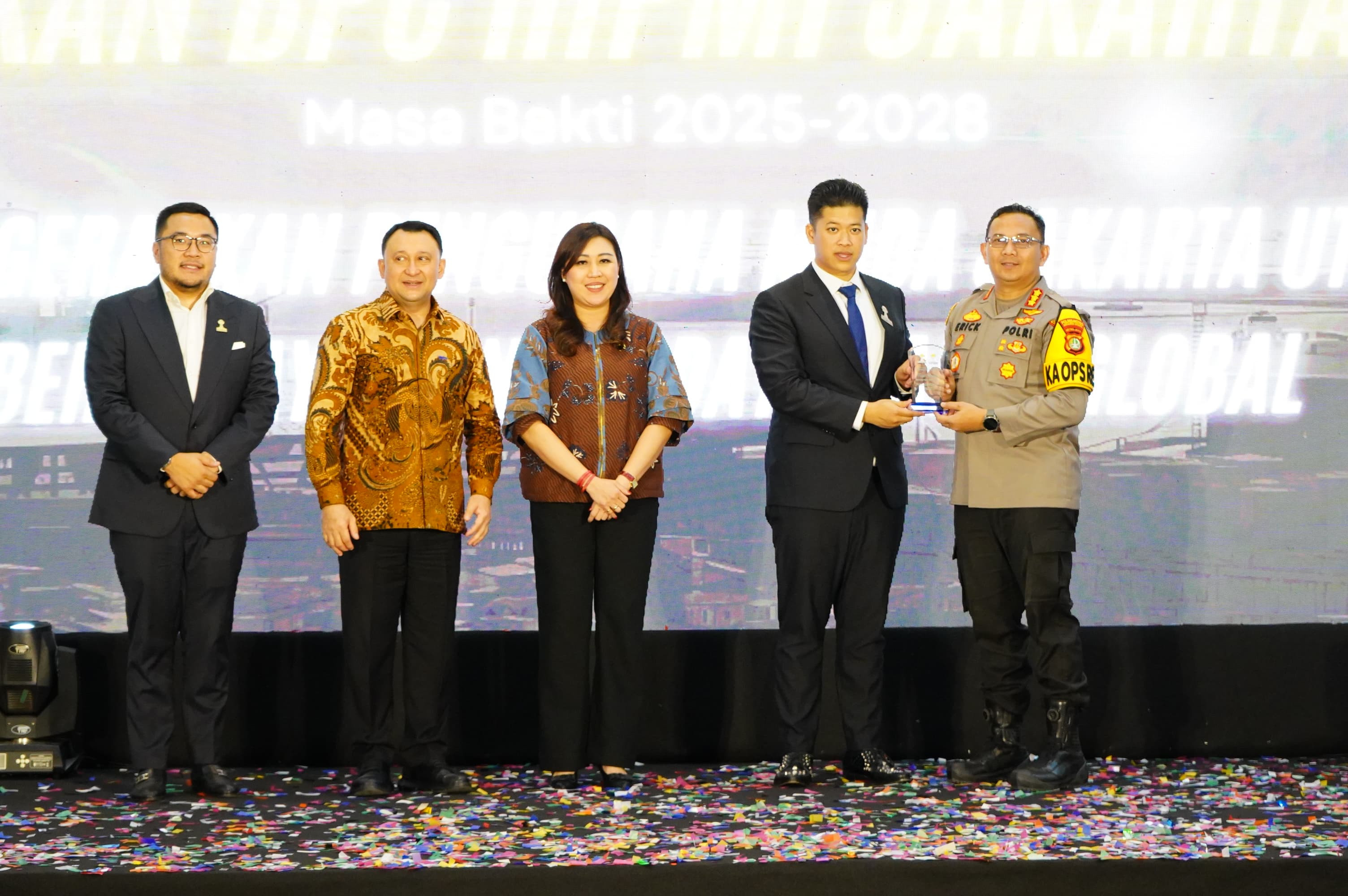 Kapolres Metro Jakarta Utara Hadiri Pelantikan Pengurus HIPMI Jakarta Utara 2025–2028