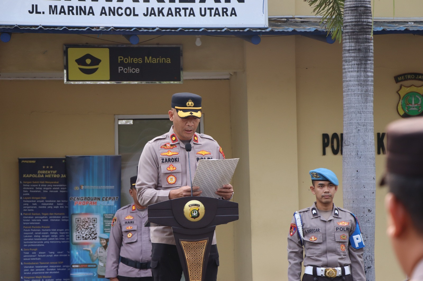 Polres Kepulauan Seribu Gelar Upacara Hari Olahraga Nasional, Wujudkan Masyarakat Aktif dan Bugar