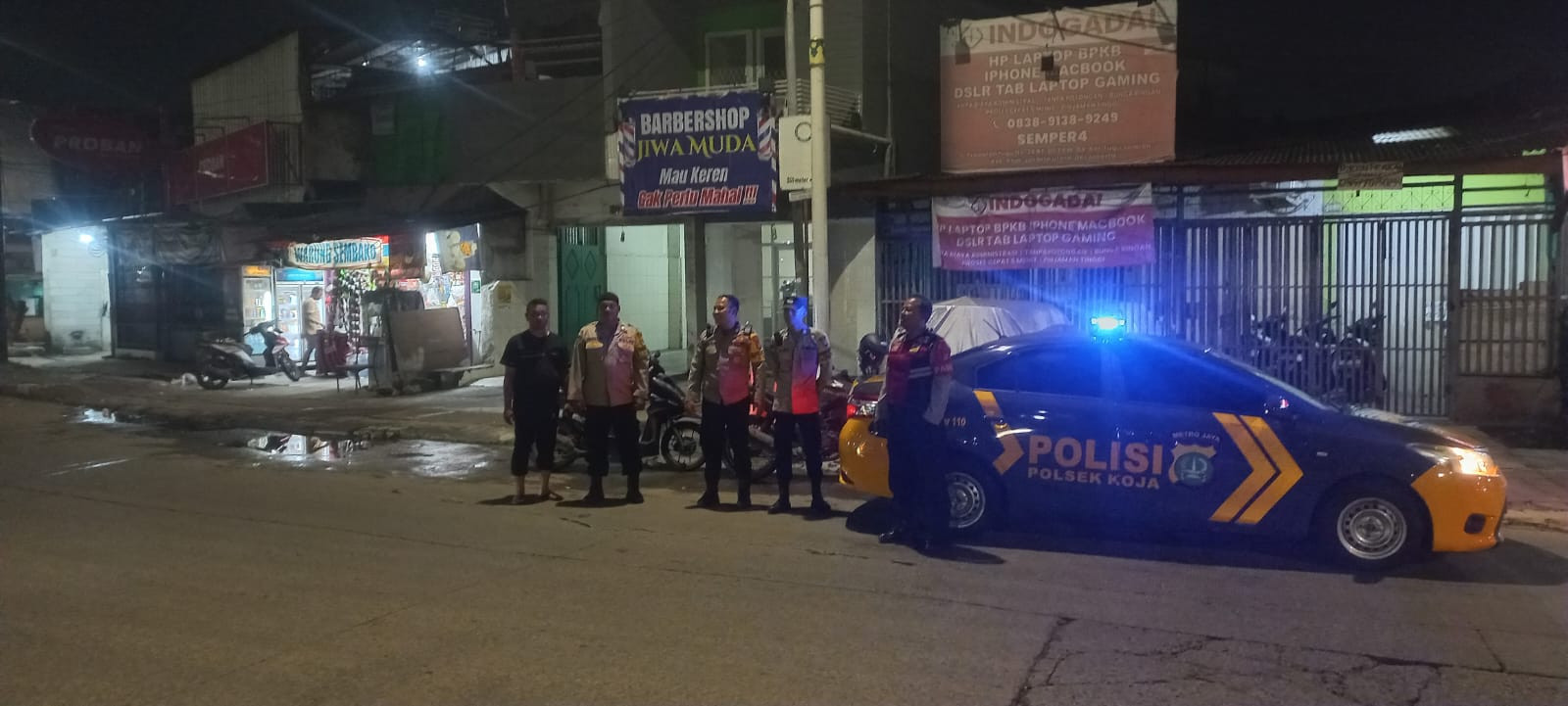Polsek Koja Gelar KRYD, Antisipasi Tawuran dan Kejahatan Jalanan di Jakarta Utara