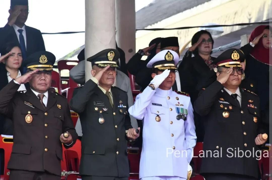 Lanal Sibolga Ikuti Upacara Peringatan Hari Kesaktian Pancasila di Sibolga dan Tapteng