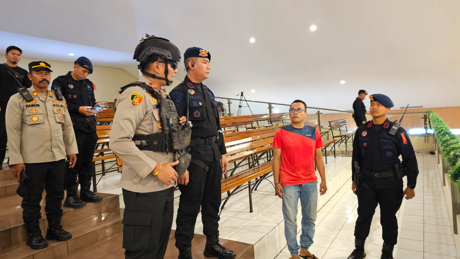 Polsek Pademangan Lakukan Pengecekan Gereja Santo Alfonsus Rodriguez Jelang Perayaan Natal 2025