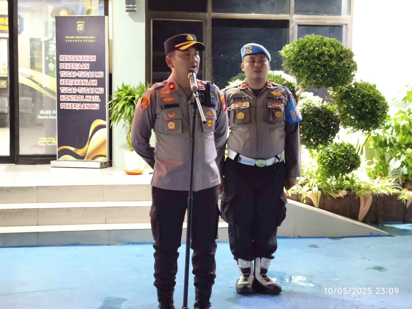 Polsek Pademangan Gelar Apel KRYD dan Operasi Brantas Jaya 2025 : Tindak Tegas Berantas Premanisme