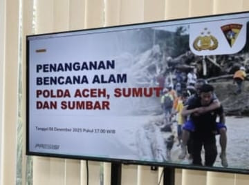 Peduli Korban Bencana, Polri Dirikan Media Center Bantuan Kemanusiaan di Bandara Soetta