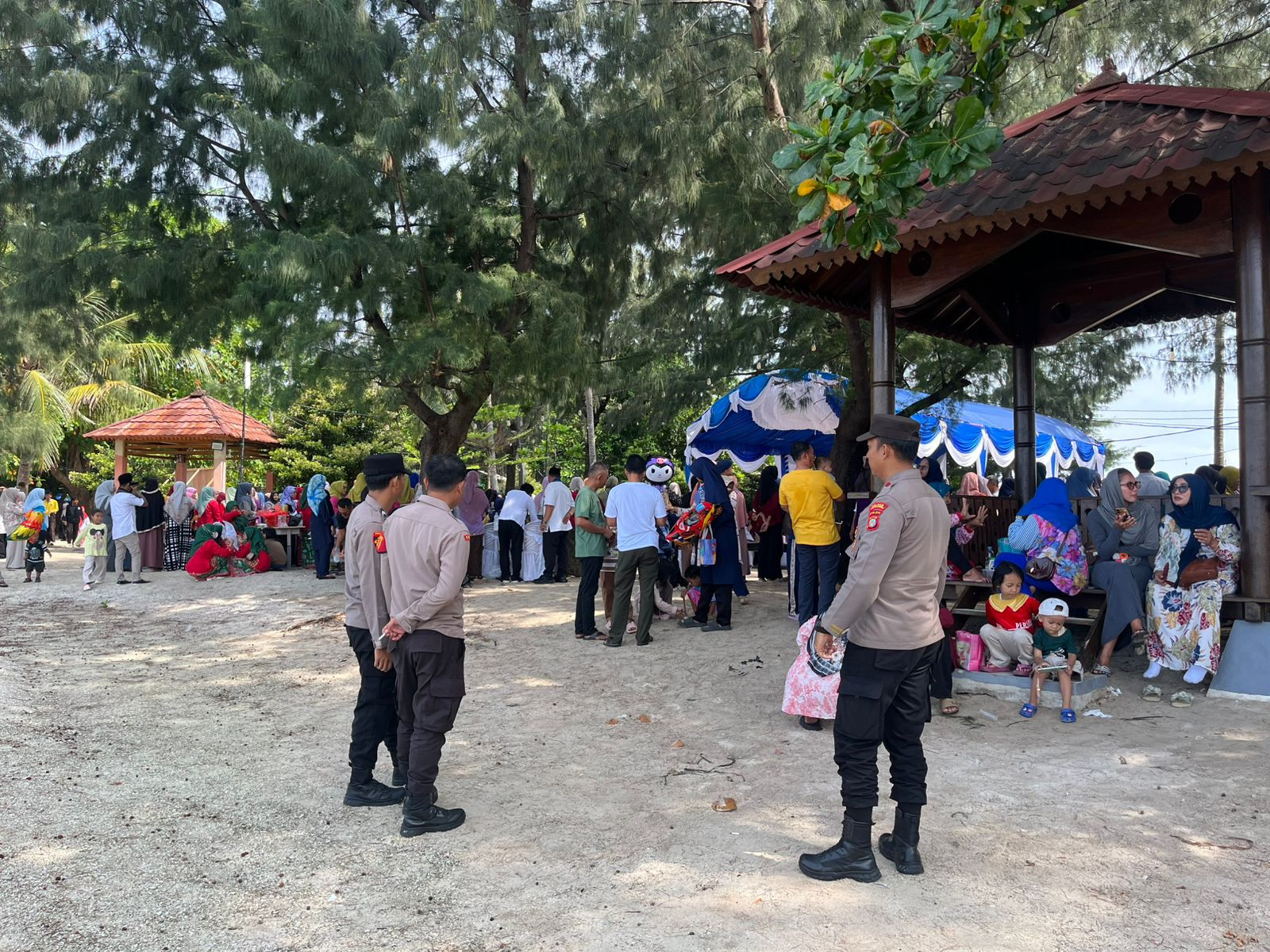 Kapolsek Kepulauan Seribu Selatan Hadiri Festival Tidung Berlebaran 2026, Dorong Kolaborasi dan Sosialisasi Layanan 110