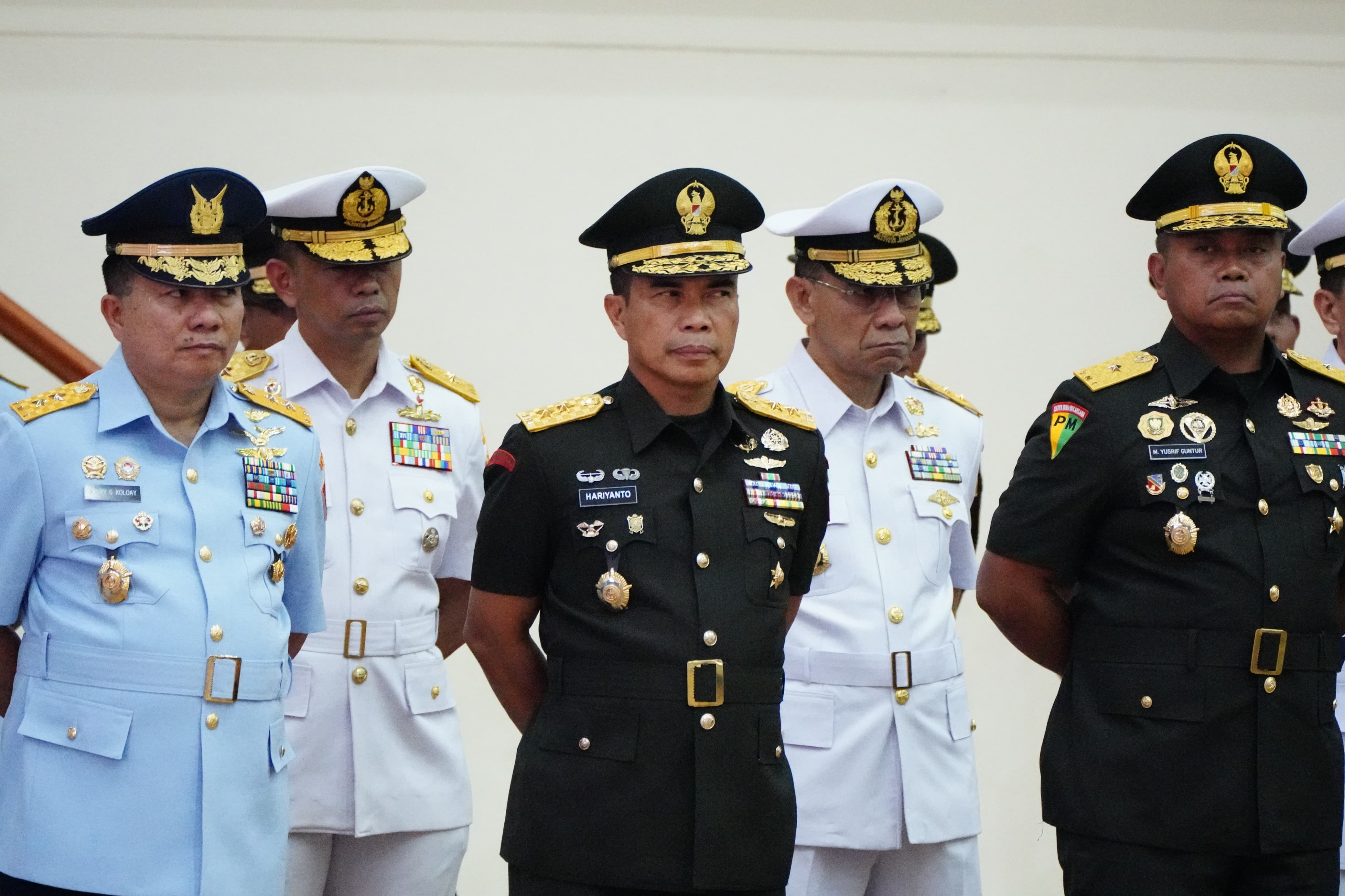 Kasum TNI Terima Laporan Korps Kenaikan Pangkat 97 Perwira Tinggi TNI dan Pimpin Sertijab Jajaran Balakpus Mabes TNI