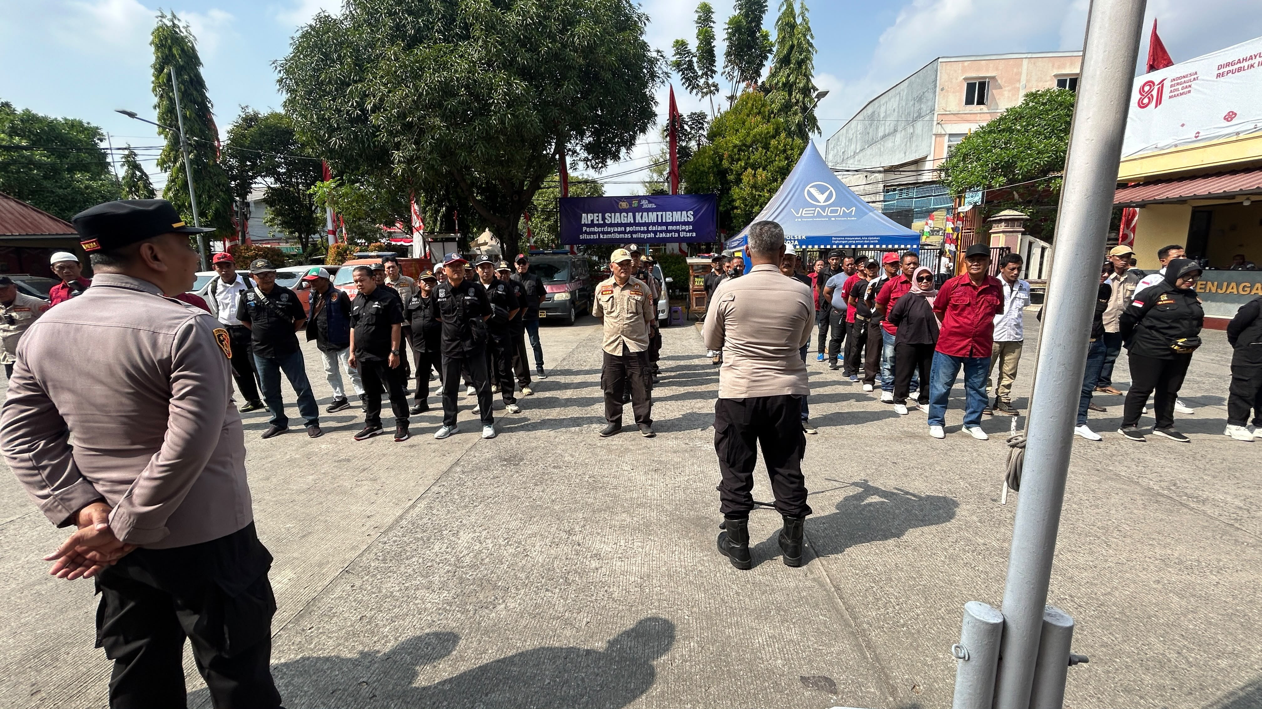 Jaga Jakarta, Polsek Koja Libatkan 75 Anggota Pokdarkamtibmas Perkuat Keamanan Wilayah