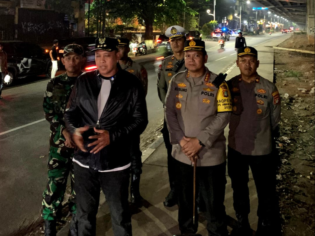 Polsek Bekasi Selatan Gelar Patroli Skala Besar Antisipasi Balap Liar