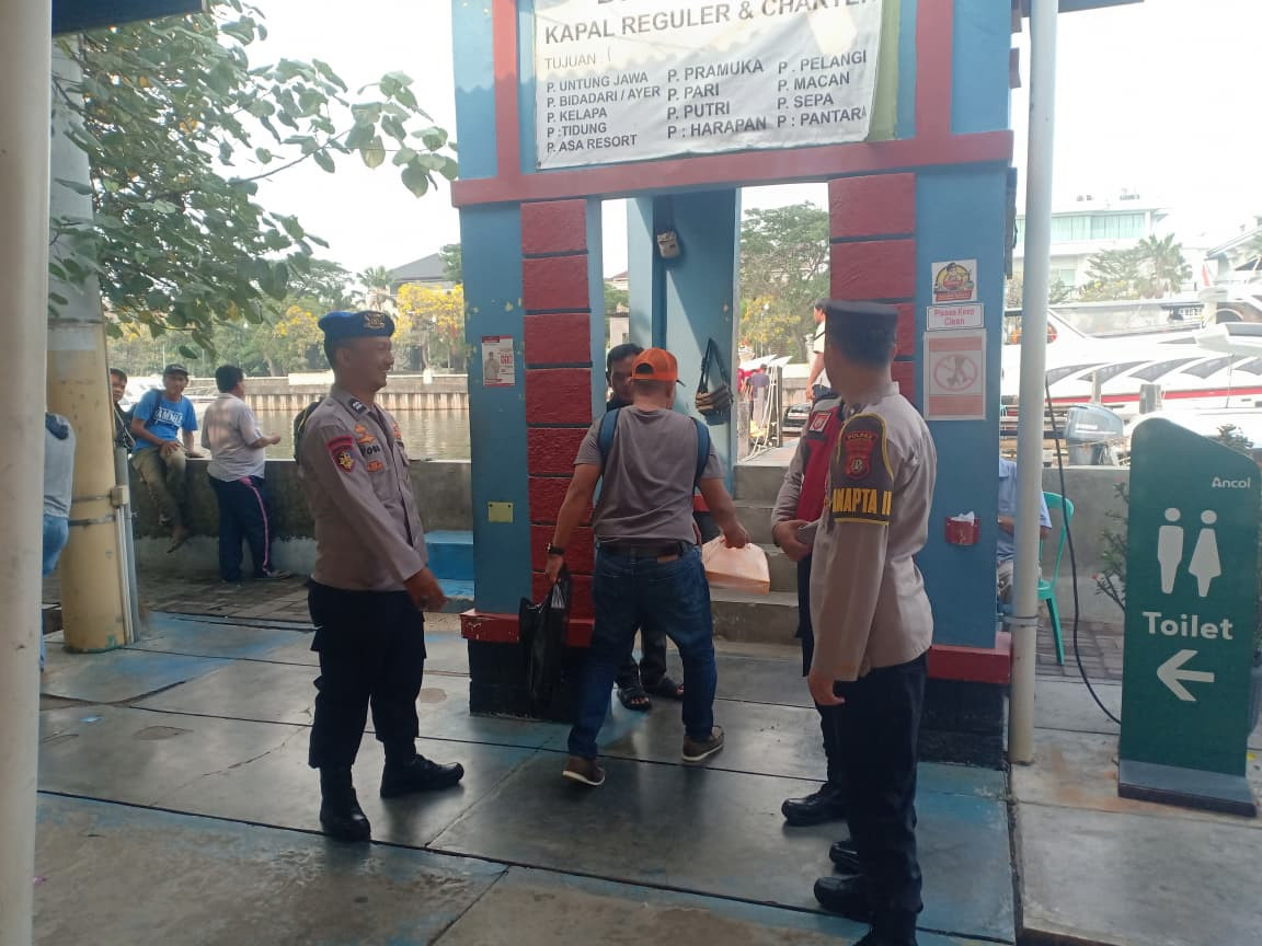 Polres Kepulauan Seribu Gelar Penyekatan di Dermaga Marina Ancol, Antisipasi Massa Demo dan Cegah Anak Sekolah Ikut Turun ke Jalan