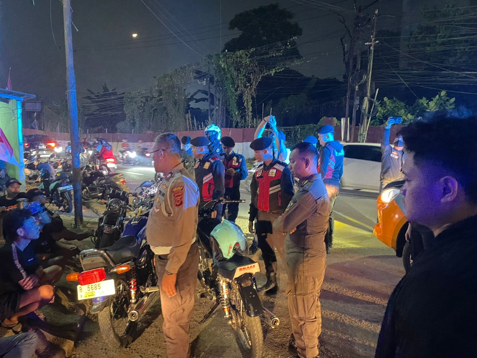KRYD Gabungan Polres Bogor Cegah Aksi Geng Motor dan Premanisme