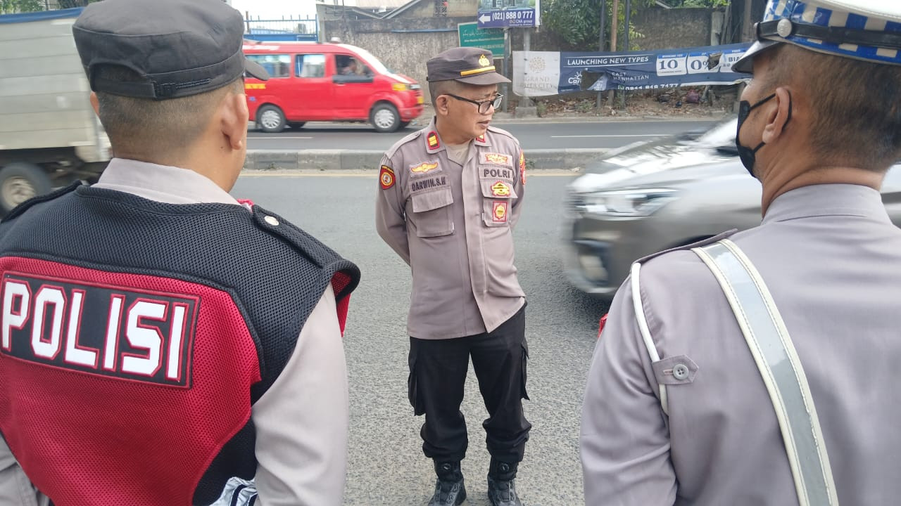 Pemantauan Aksi Massa di Perbatasan Kota Bekasi-Jakarta Timur