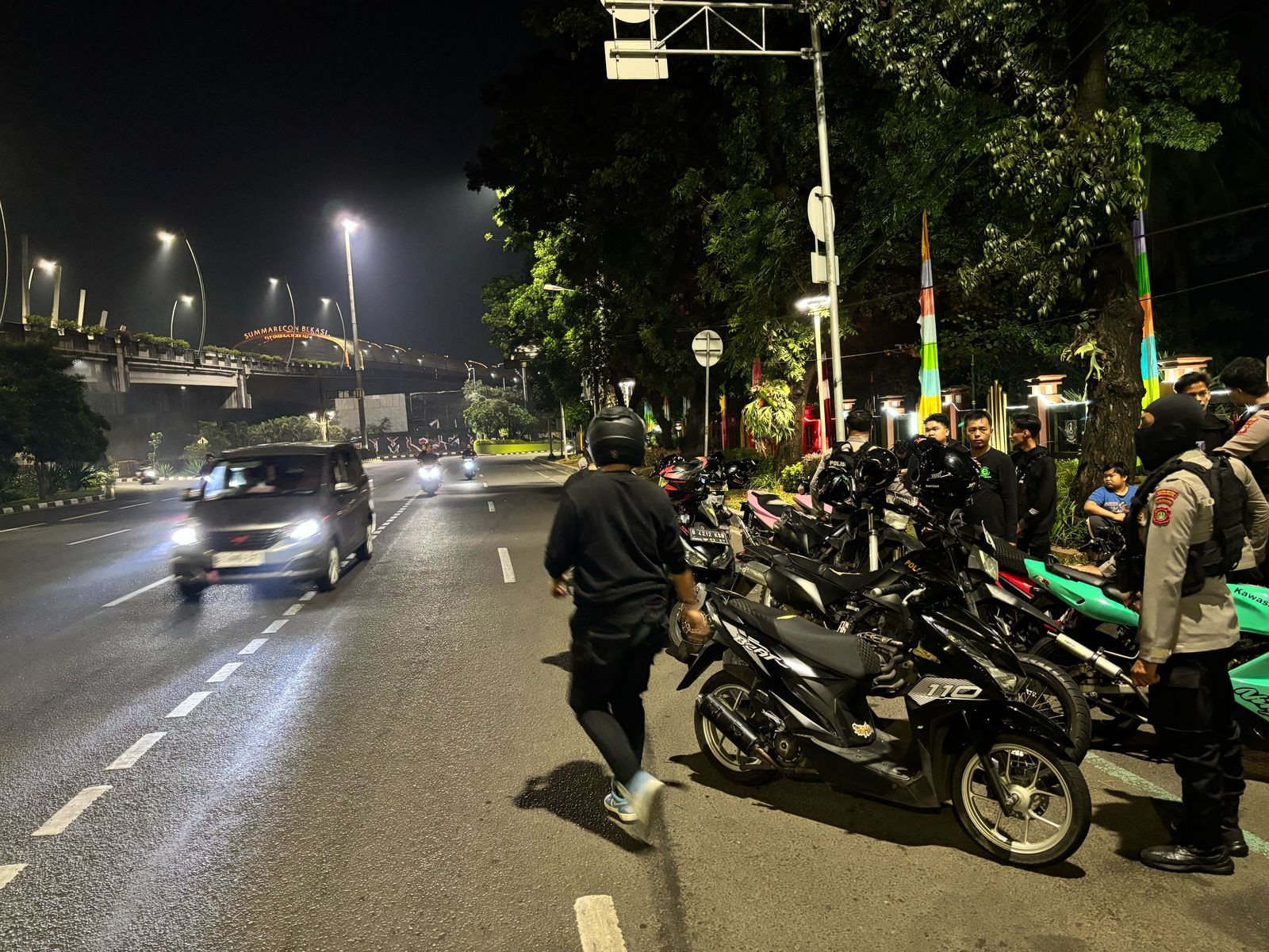 Polres Metro Bekasi Kota Gelar Patroli Dini Hari, Antisipasi Kejahatan Jalanan dan Tawuran