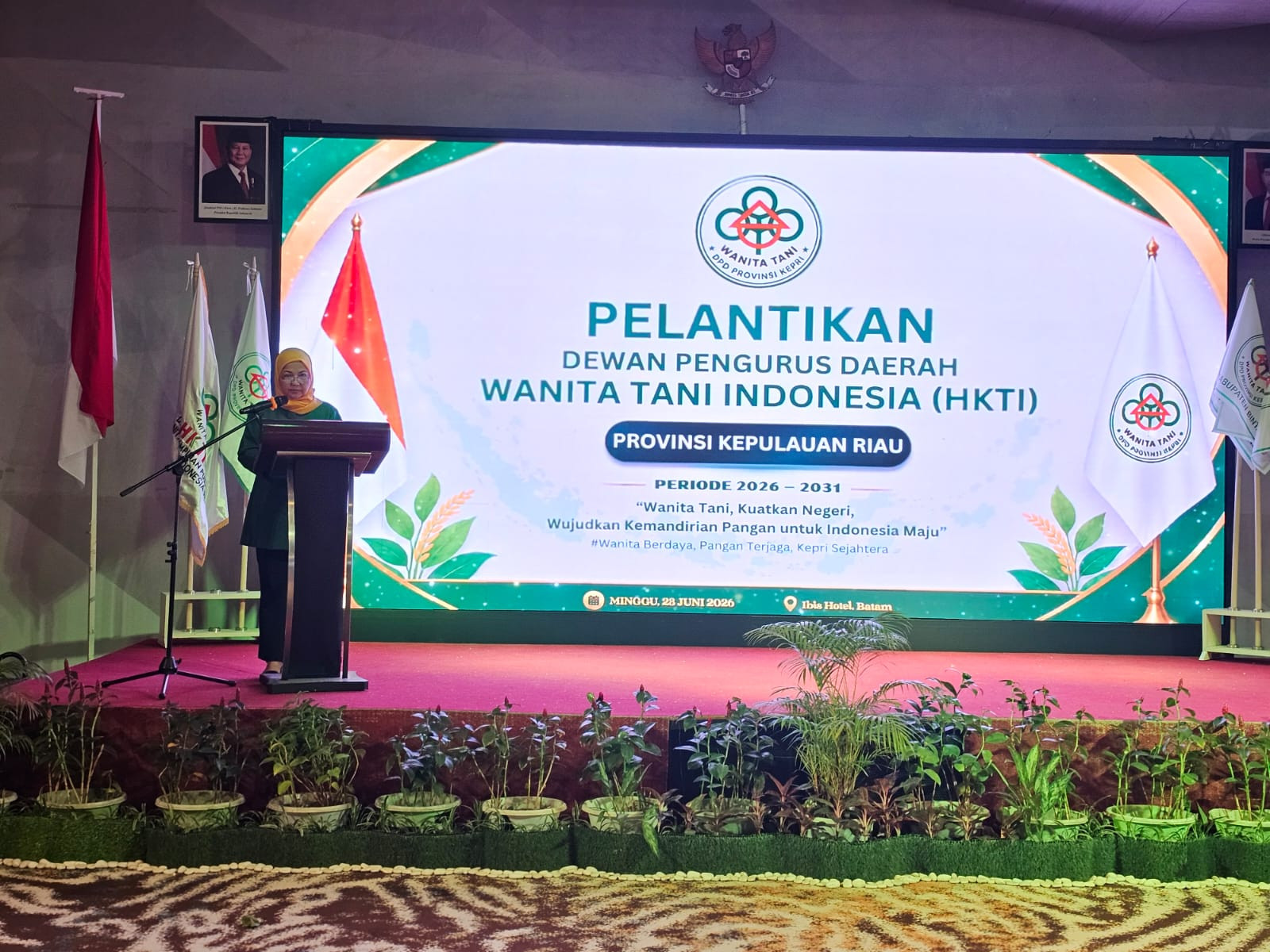 Ririn Warsiti Resmi Pimpin DPD WANTAN Kepri, Tegaskan Perempuan Tani Pilar Ketahanan Pangan Daerah