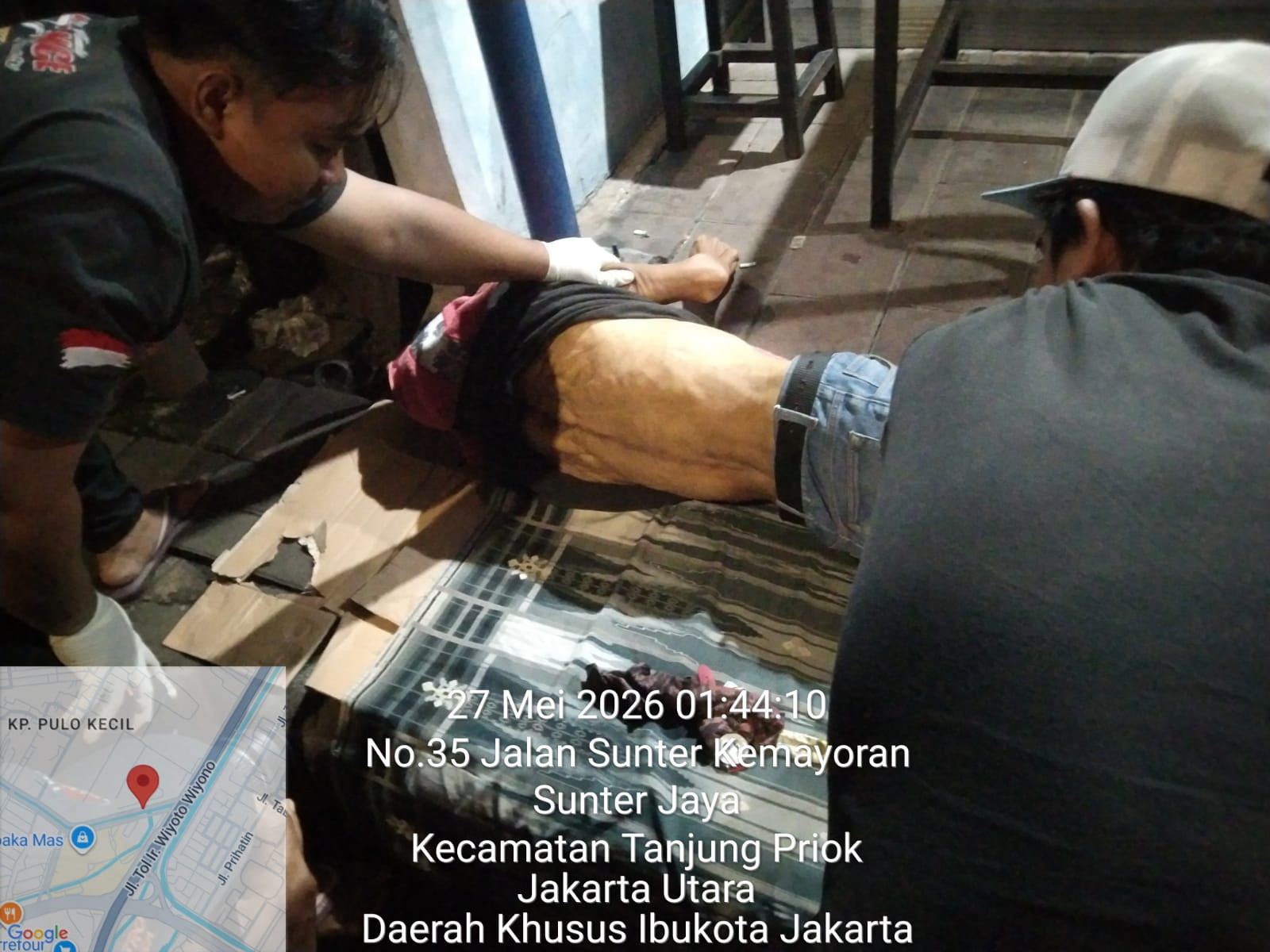 Respons Cepat 110, Polisi Cek TKP Penemuan Mayat di Sunter Jaya Tanjung Priok