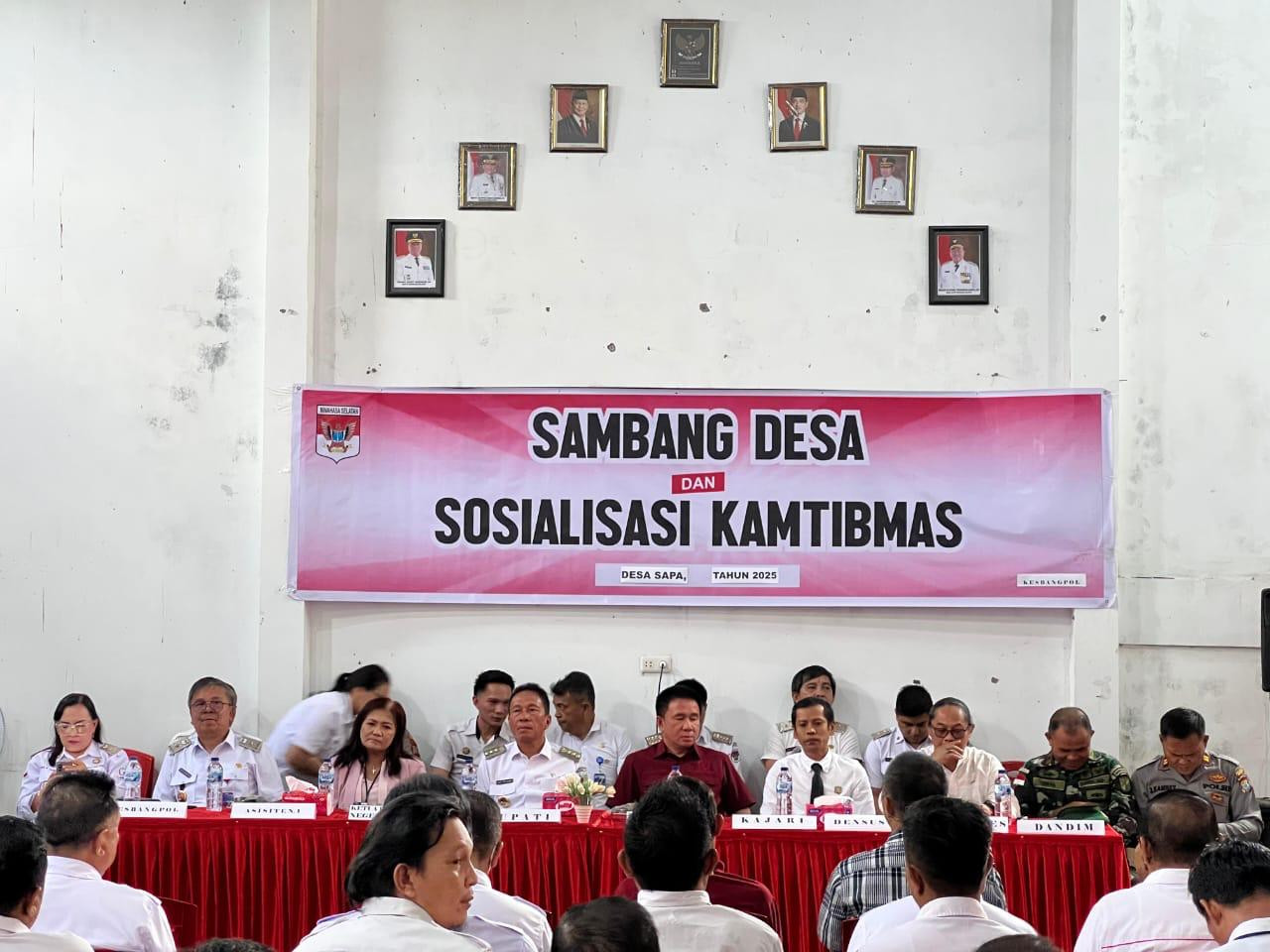 Densus 88 AT Polri Gelar Sosialisasi Kamtibmas dan Pencegahan Paham IRET di Kab. Minahasa Selatan