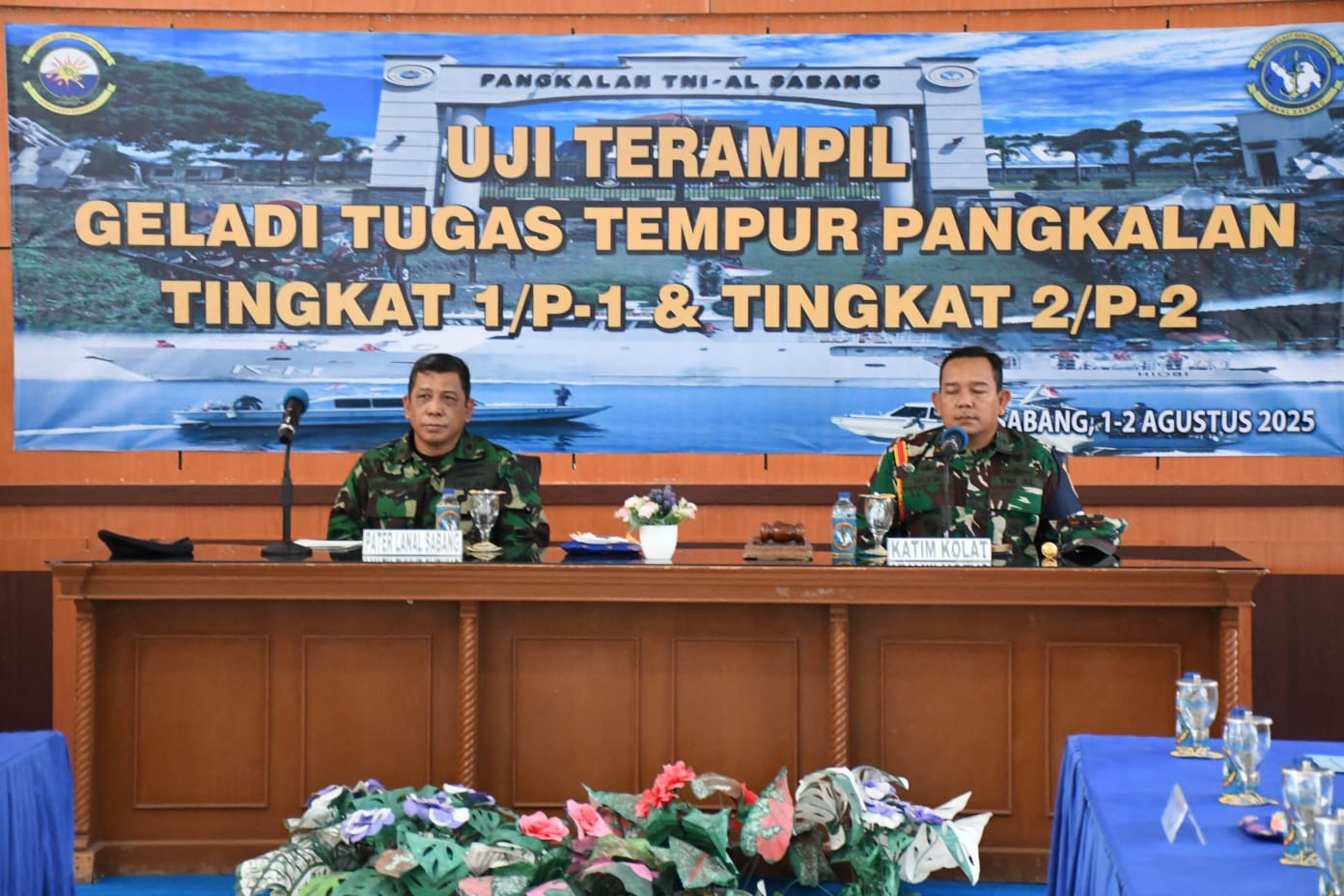 Lanal Sabang Laksanakan Uji Terampil Geladi Tugas Tempur (Glagaspur) Pangkalan Tingkat P1 dan P2