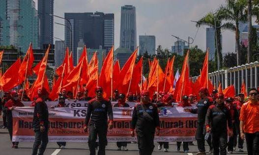 Polri Pastikan Situasi Kondusif Saat Demo di Pagi Hari Kemarin