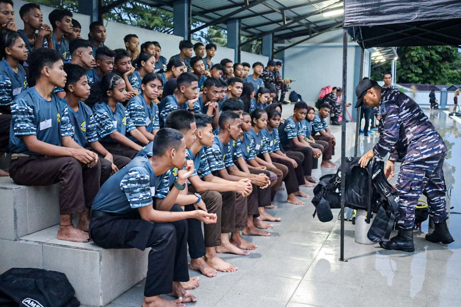 Kodaeral IX Ambon Gelar Persami Korps Kadet Republik Indonesia (KKRI) Gelombang III TW IV TA. 2025