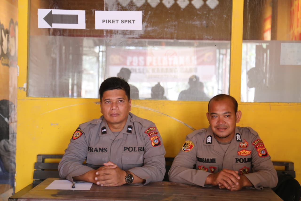 Demi Pelayanan Kepolisian Berjalan Maksimal, Polsek Karang Baru Buka Pos Pelayanan Sementara di Ruko