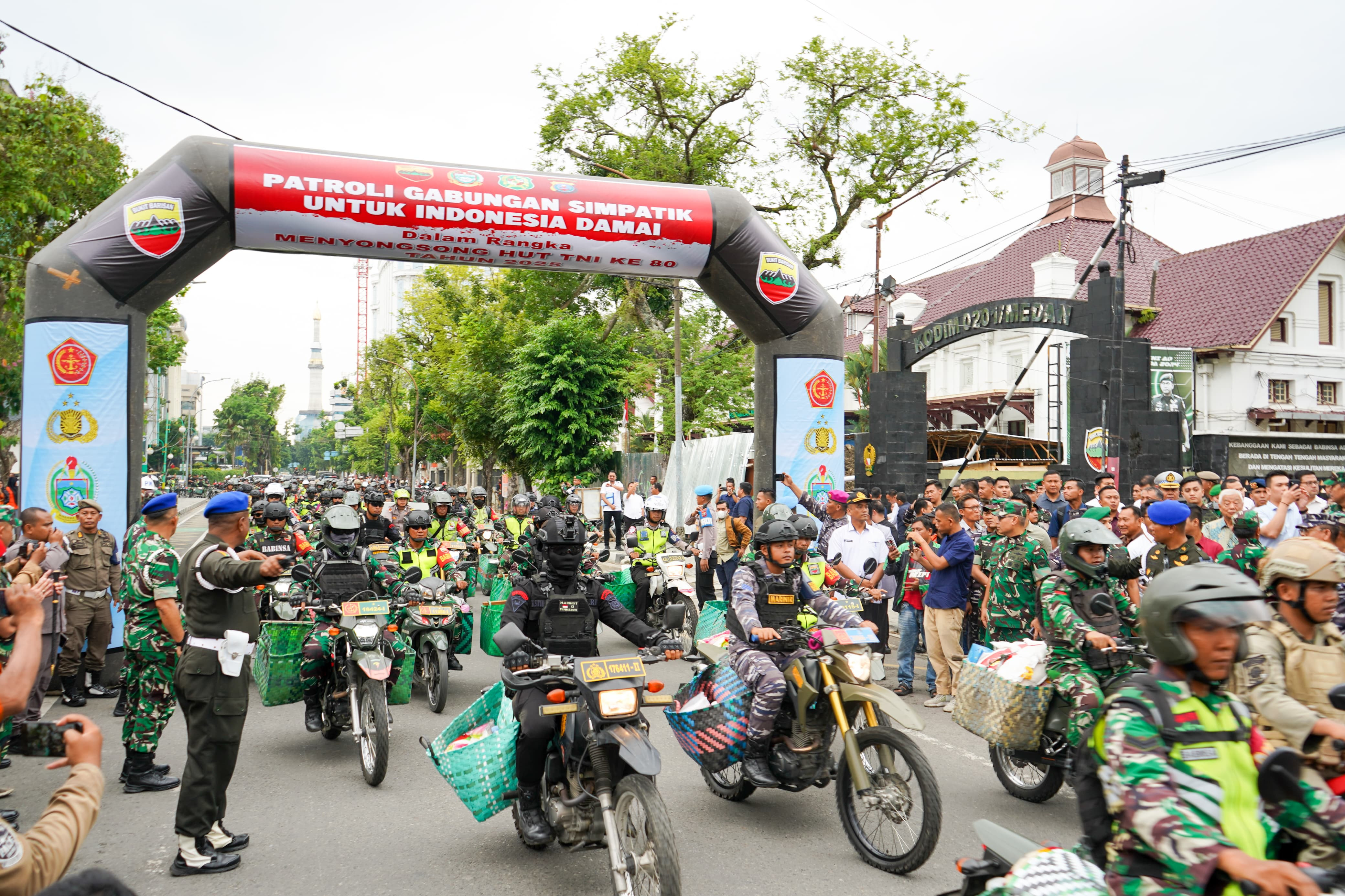 Komandan Kodaeral I Hadiri Apel Gelar Pasukan dan Patroli Gabungan Simpatik Untuk Indonesia Damai