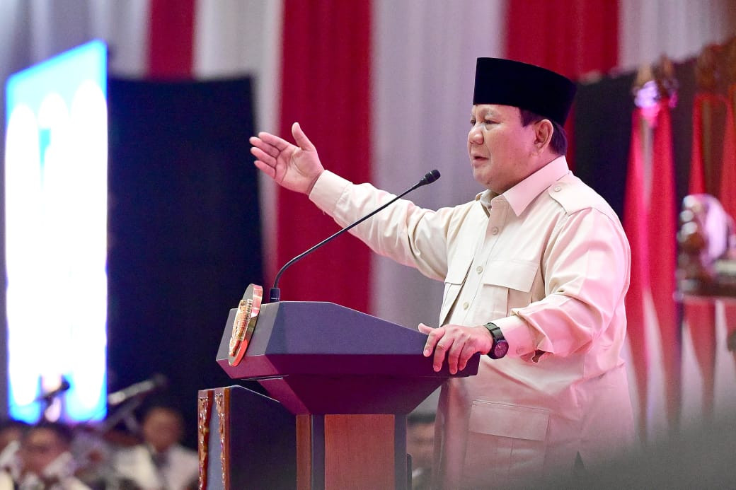 Panglima TNI Dampingi Presiden RI dalam Acara Halal Bihalal Bersama Purnawirawan TNI AD