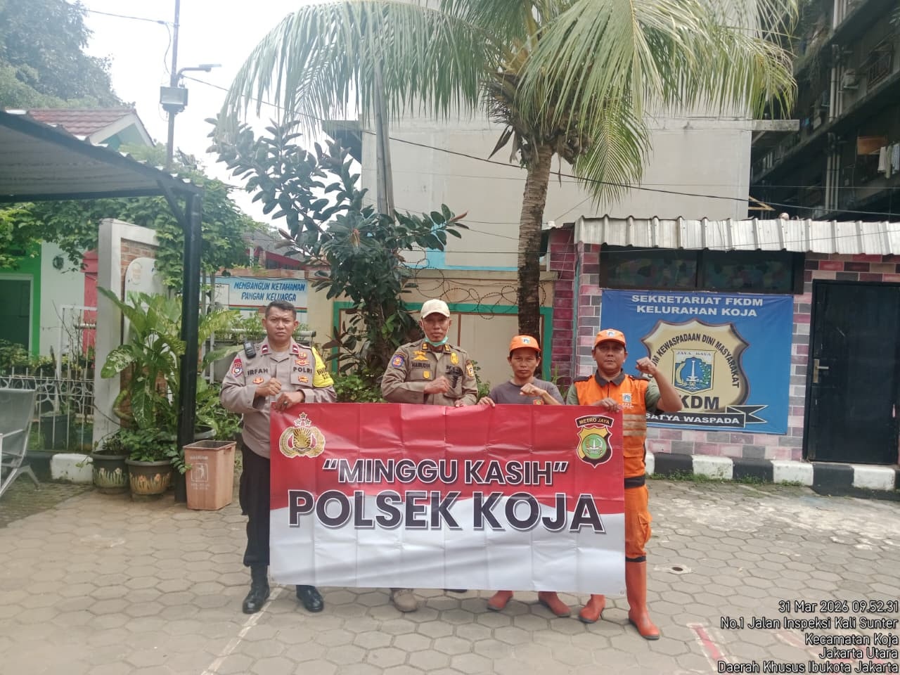 Bhabinkamtibmas Koja Gelar Program “Minggu Kasih”, Serap Aspirasi Warga dan Perkuat Kamtibmas