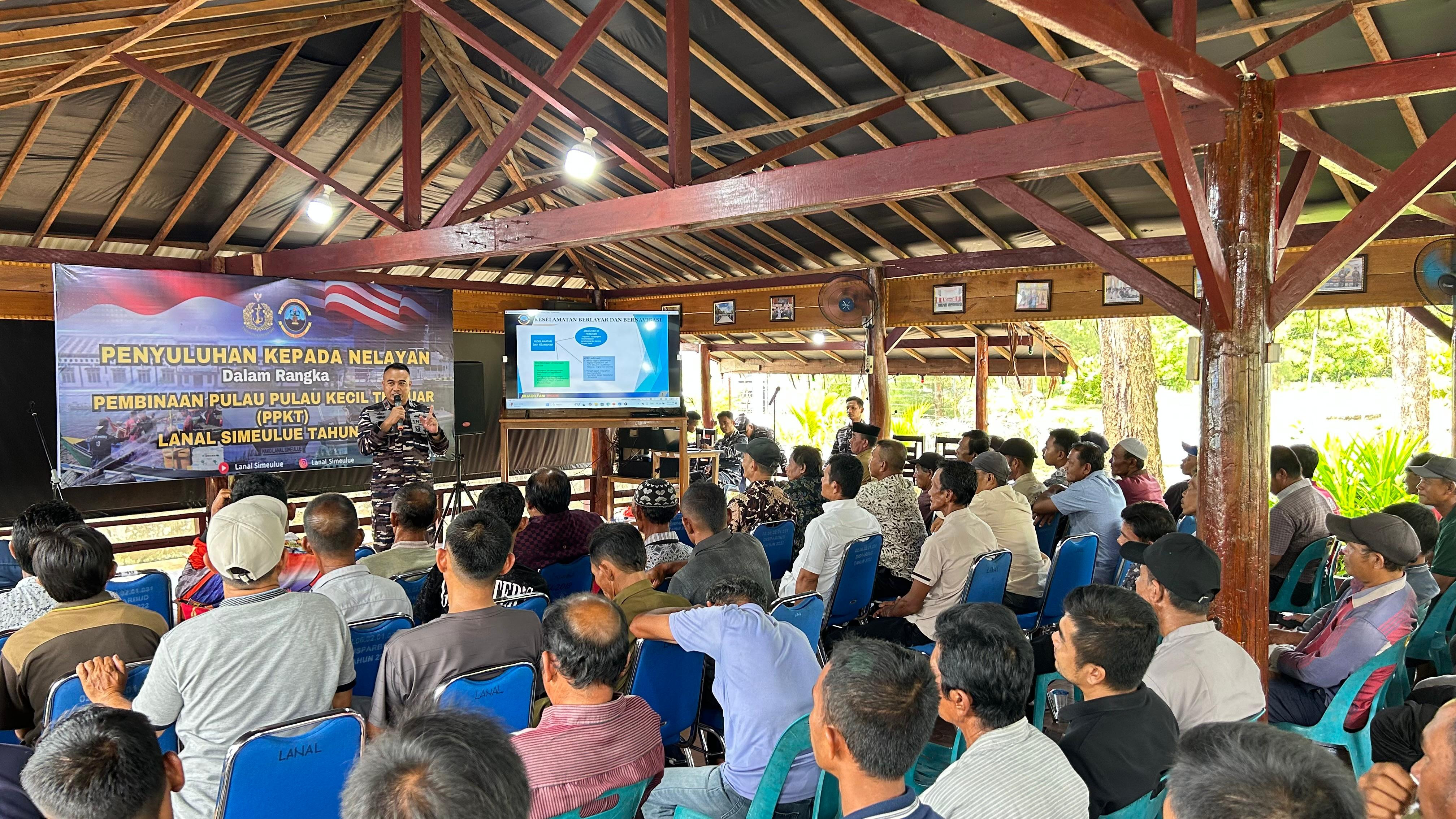 Lanal Simeulue Laksanakan Pembinaan Pulau-Pulau Kecil Terluar Tahun 2025 di Wilayah Kerja Lanal Simeulue