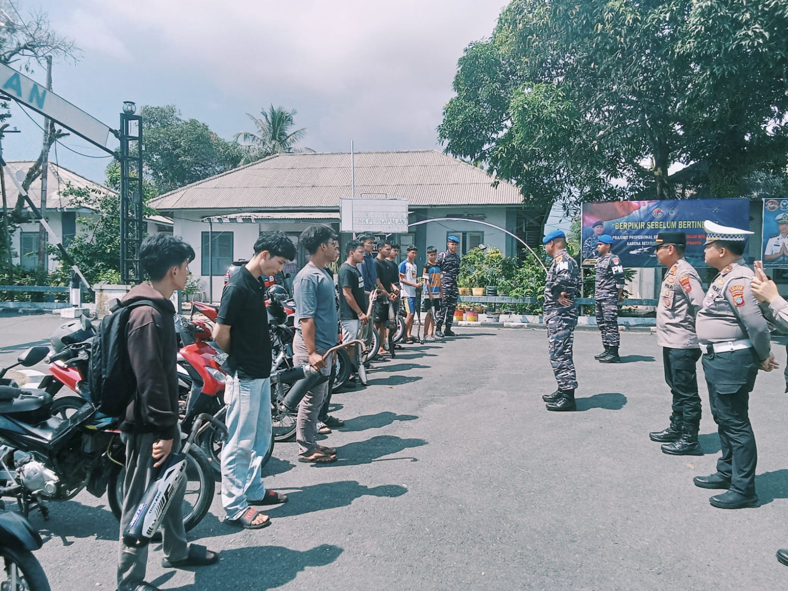 Denpom Lanal Bintan Tertibkan Penggunaan Knalpot Brong, Wujudkan Ketertiban dan Kenyamanan Lingkungan