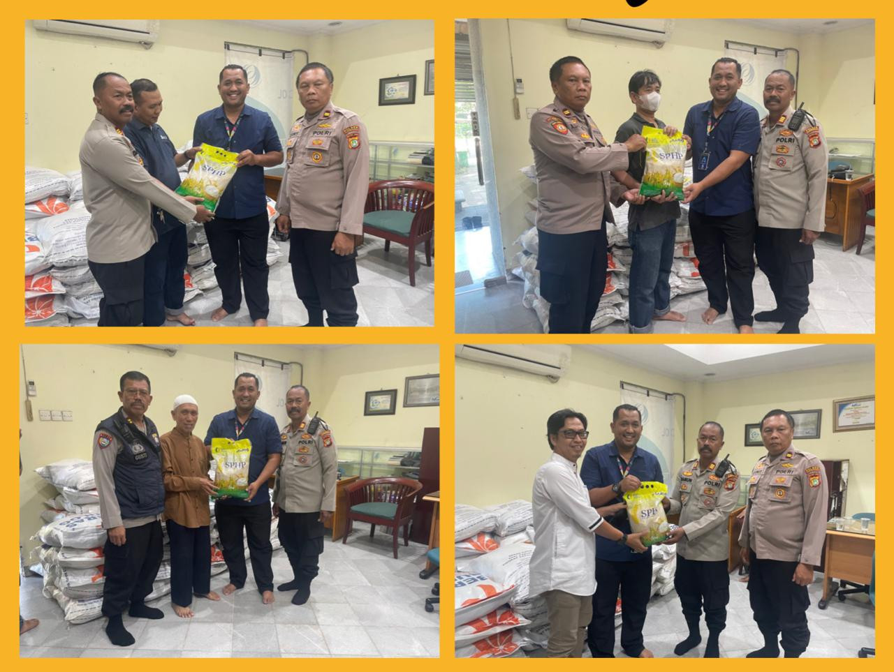 Polsek Pademangan dan Bulog Gelar Gerakan Pangan Murah, Ratusan Paket Beras SPHP Disalurkan