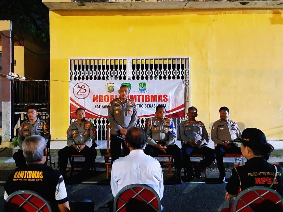 Polsek Bekasi Selatan Gelar Ngopi Kamtibmas, Serap Aspirasi Warga dan Perkuat Sinergi Mitra Polri